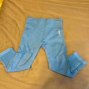 Gymshark vital seamless crop length leggings size small.